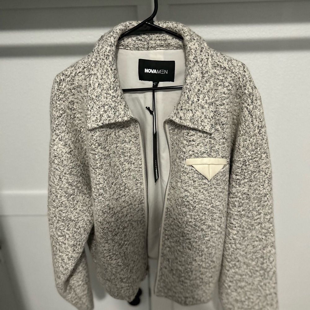 Gray Zip Up Jacket - image 1